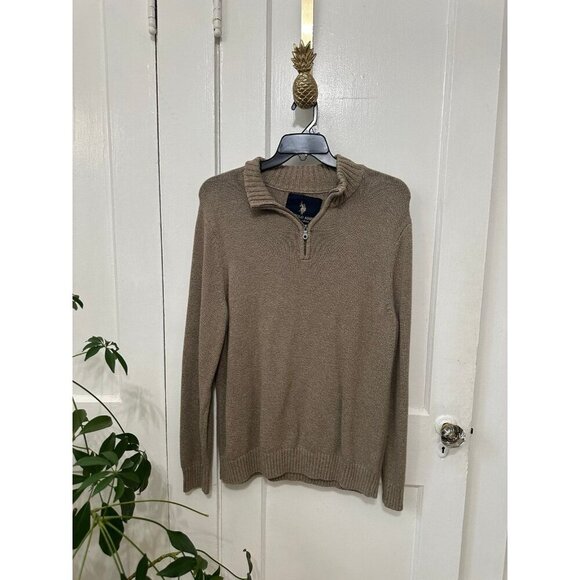 US Polo Assn men’s size small quarter zip sweater - Picture 1 of 10